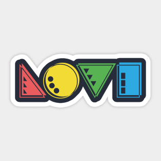 Shapes of Love Sticker